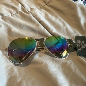 Wild Fable Silver Aviator Sunglasses